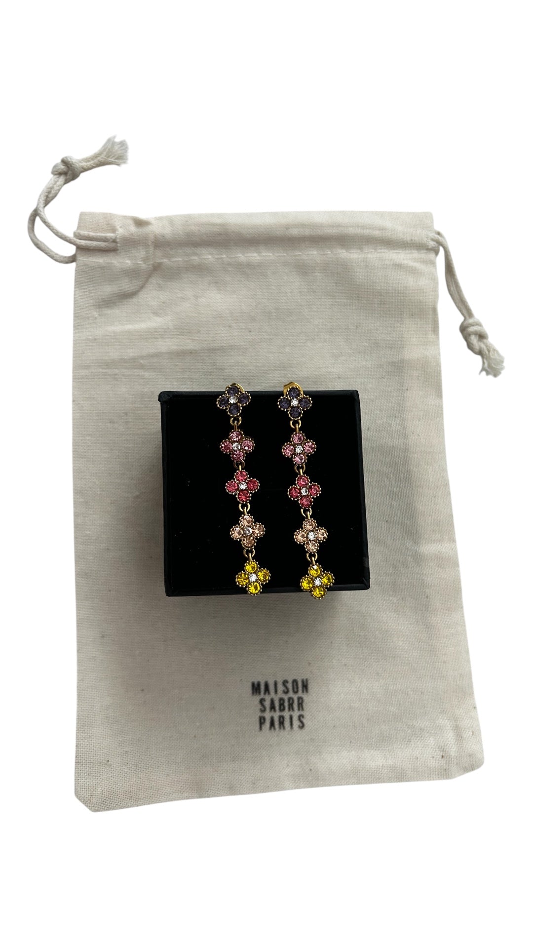 Boucle d'oreille flowers