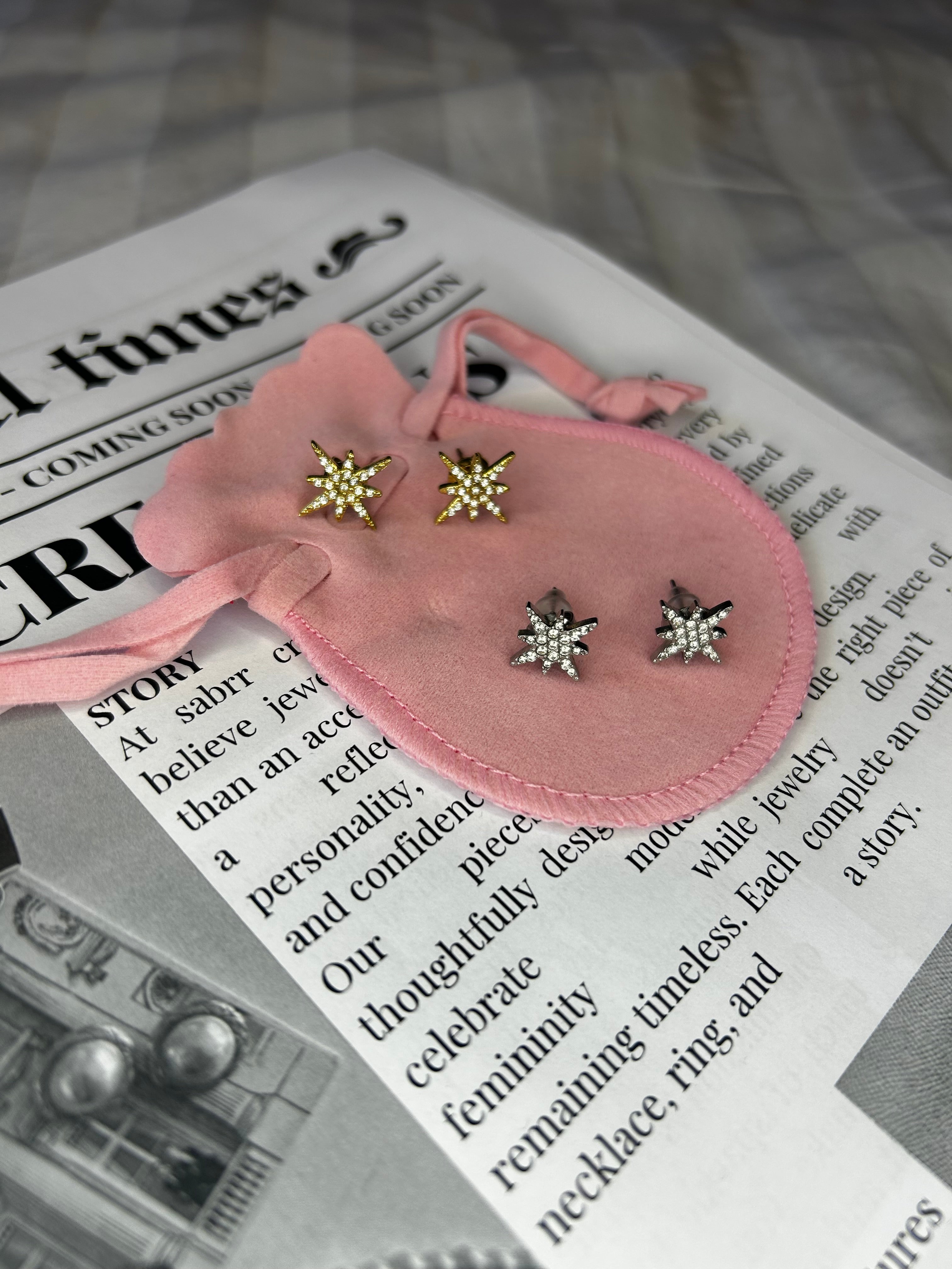 Boucle d'oreille étoile