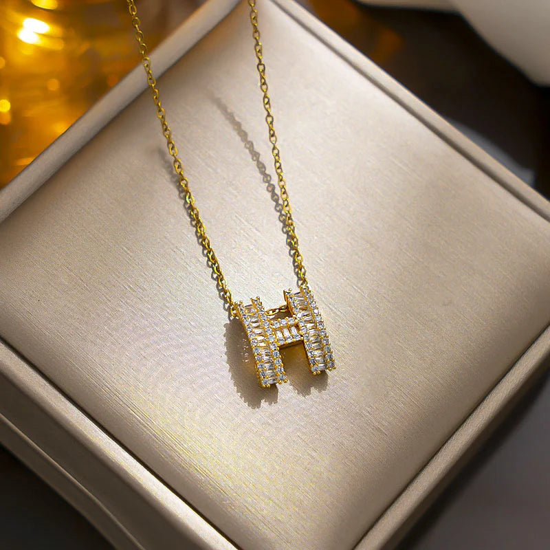 Parure H strass