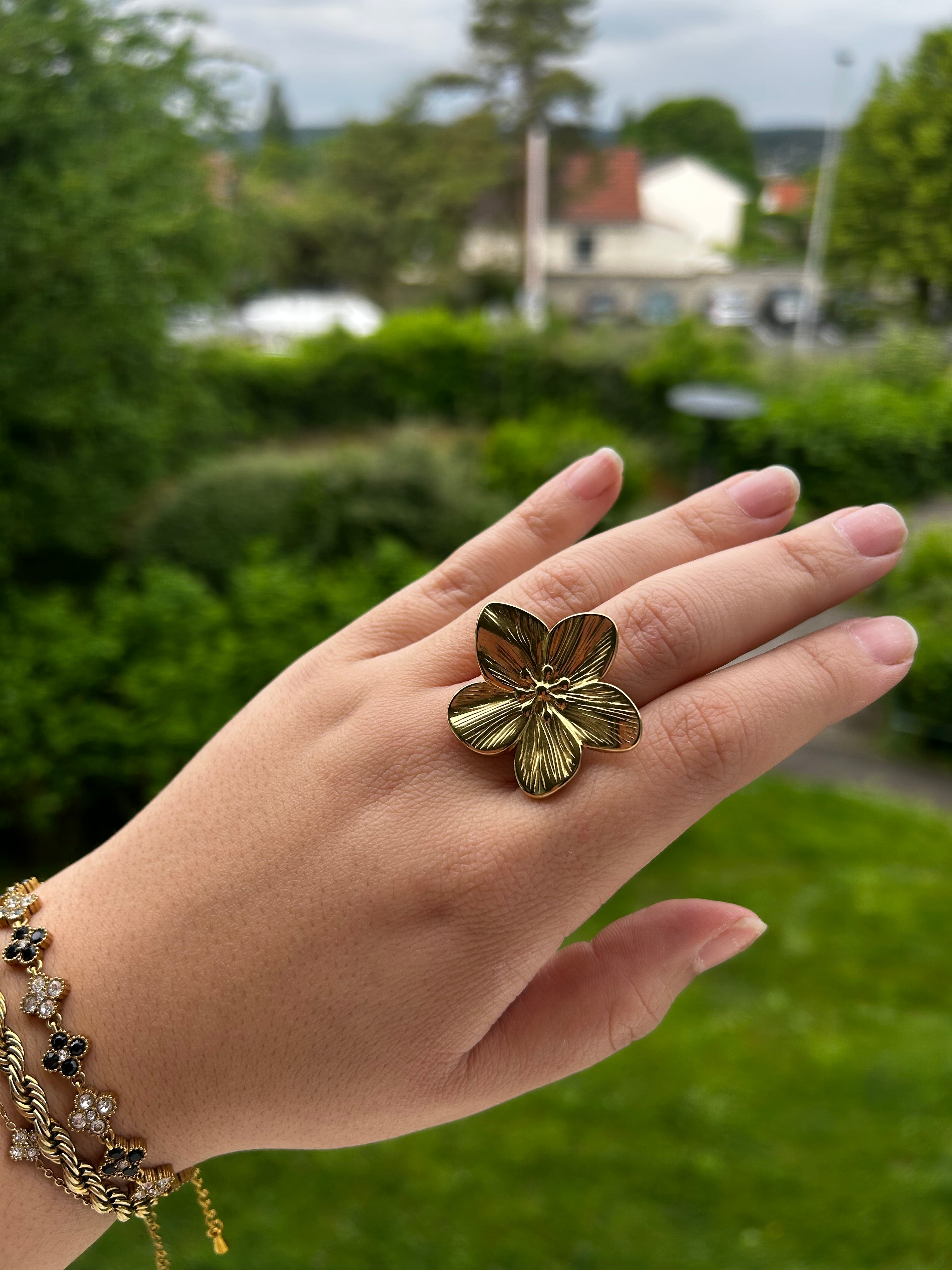 Bague fleurs