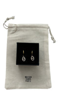 Boucle d'oreille mini CD pendentif