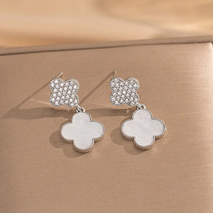 Parure deux pièces doubles trèfles