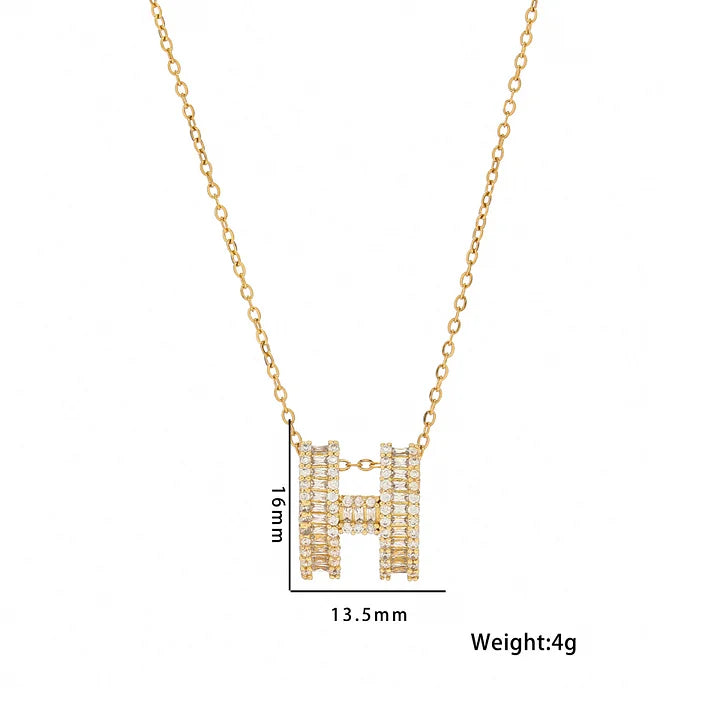 Parure H strass