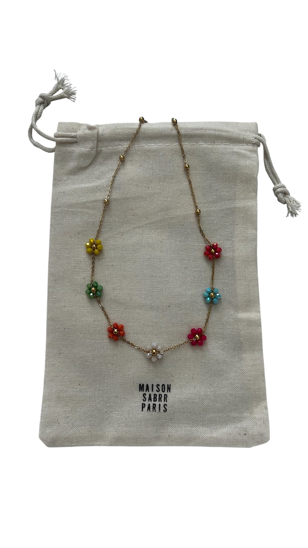 Collier summer flowers
