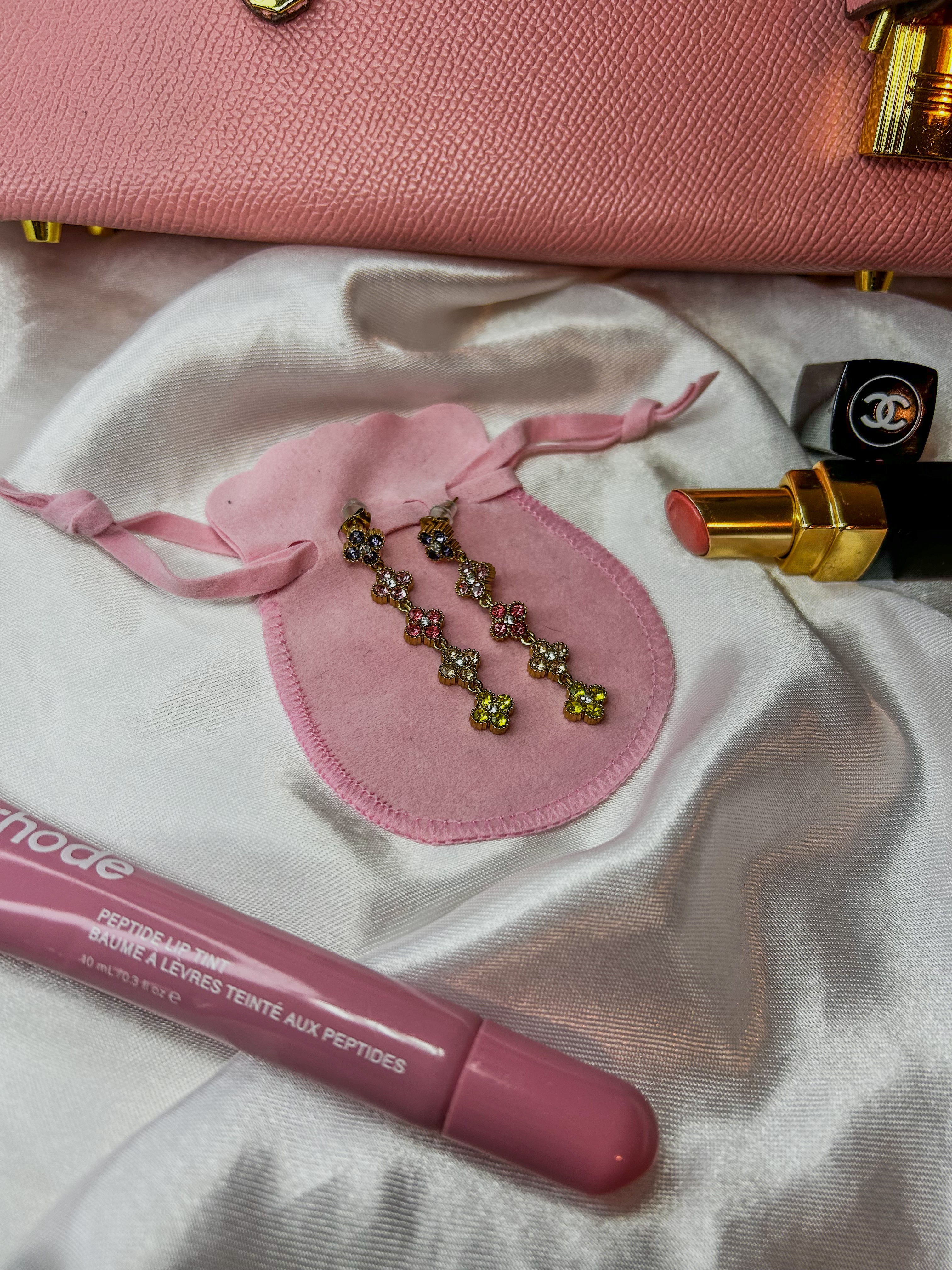 Boucle d'oreille flowers