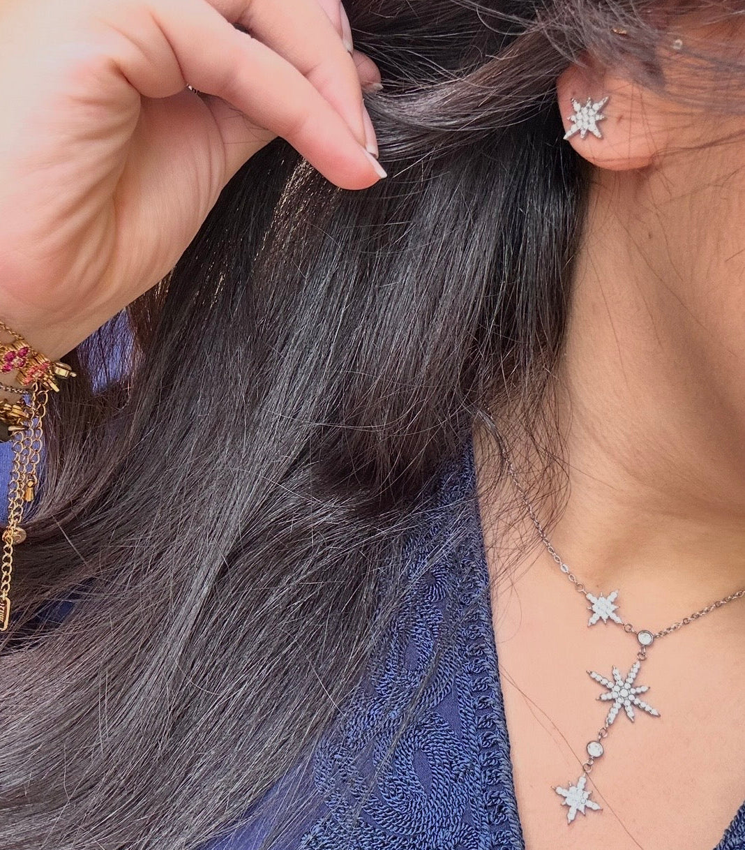 Boucle d'oreille étoile