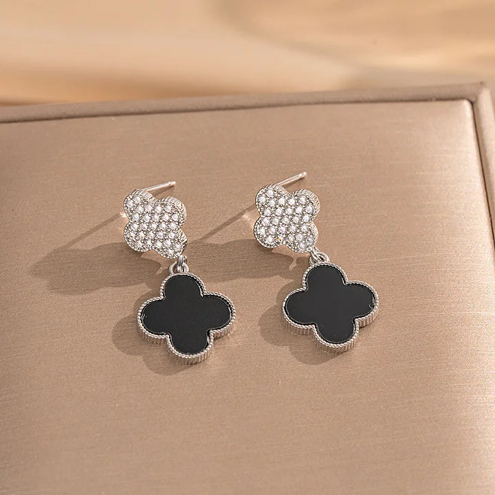 Parure deux pièces doubles trèfles