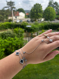 Chaîne de main monaco silver