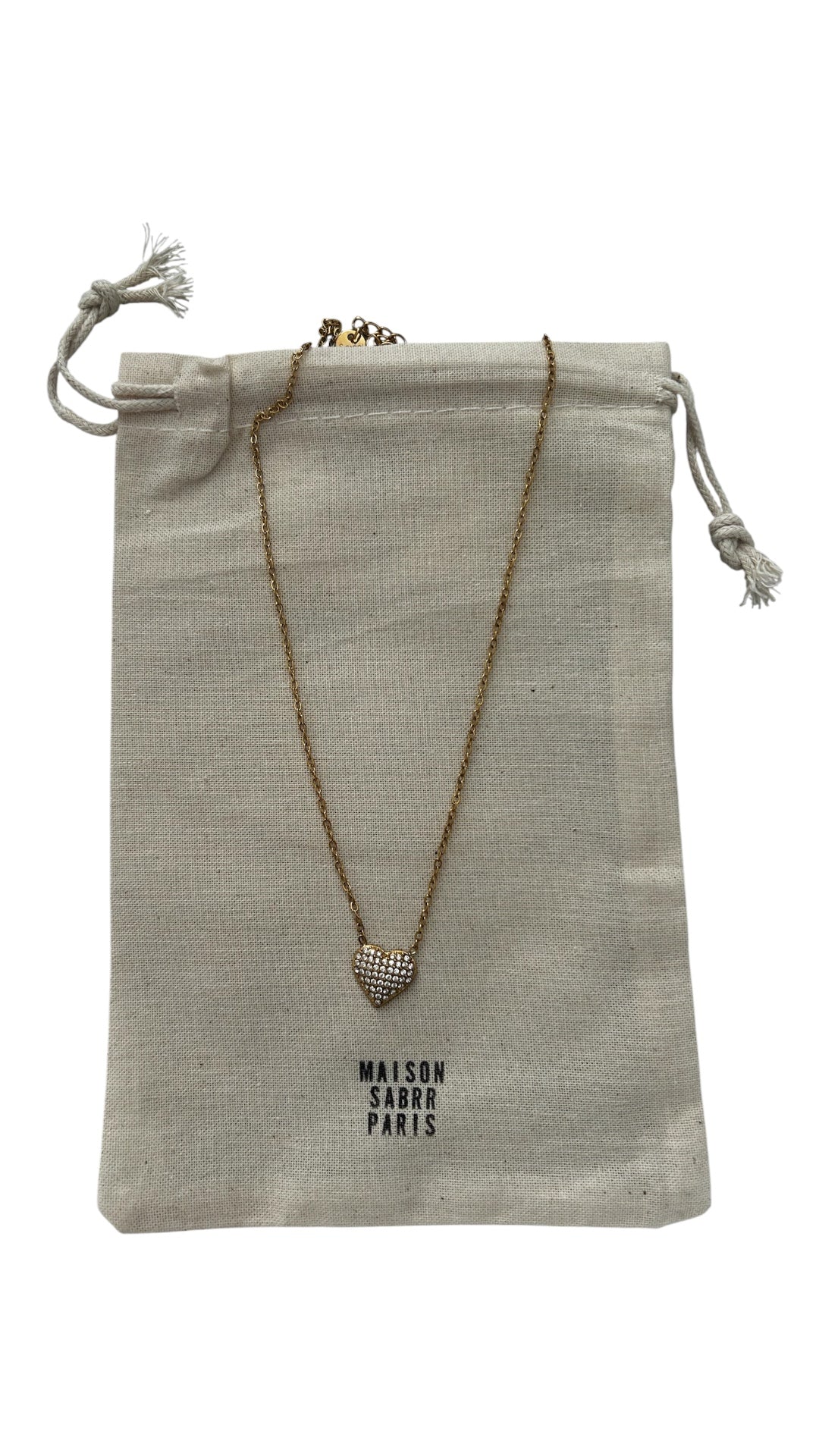 Collier coeur mom