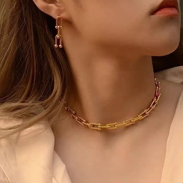Parure deux pièces gold