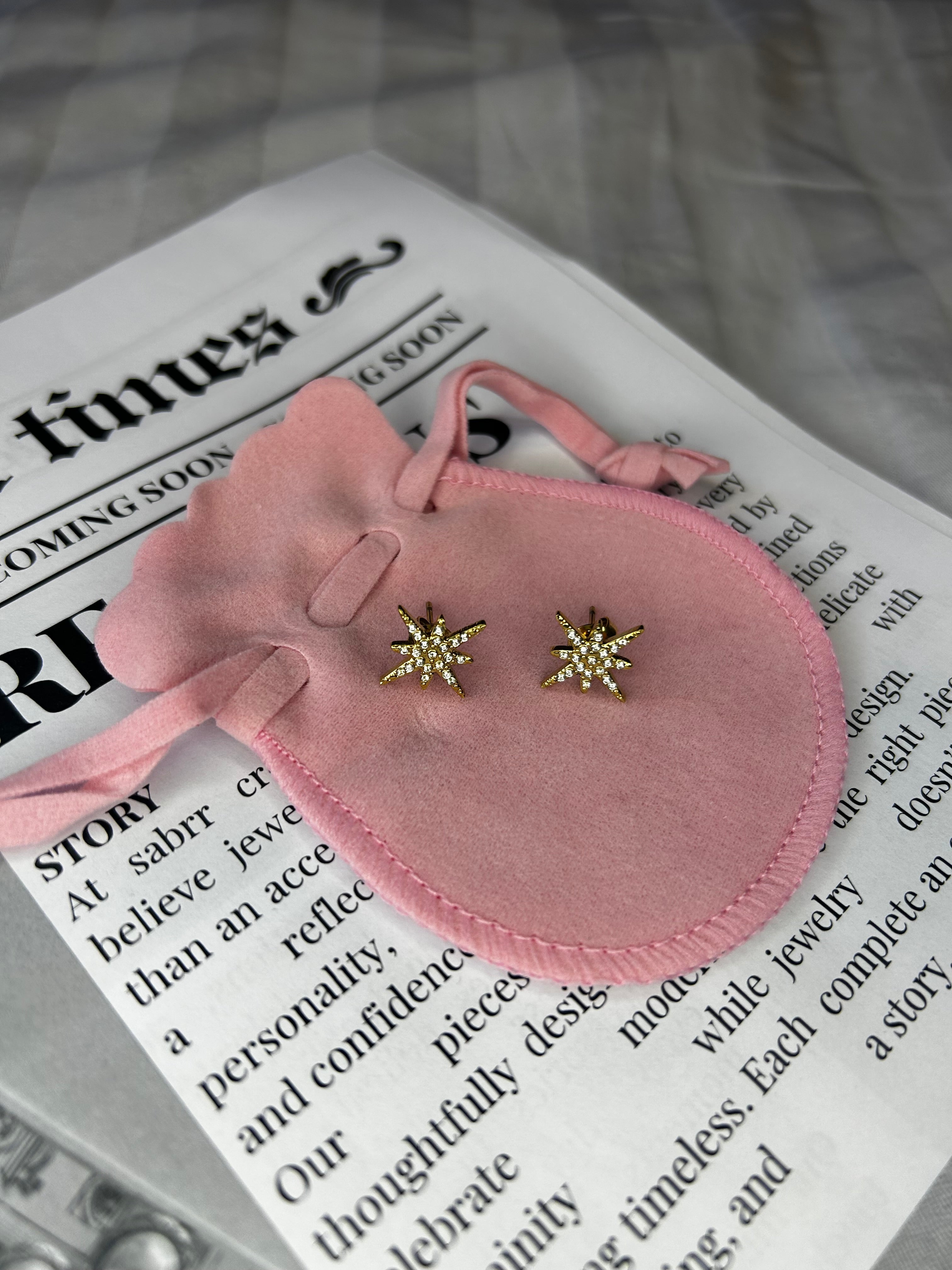 Boucle d'oreille étoile